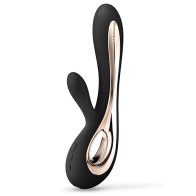 Vibrador Conejo Dual Lelo Soraya 2 Negro - Objeto de Placer de Lujo