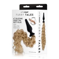 Furry Tales Silicone Pony Tail Butt Plug - Playful Bondage