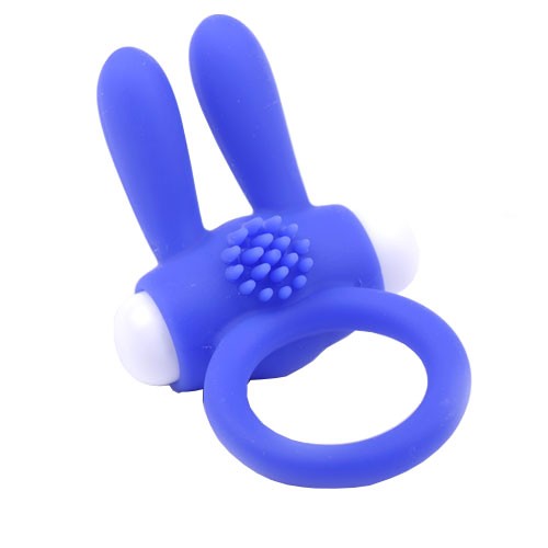 Rabbit Ears Blue Cock Ring