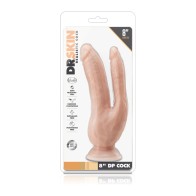 Dildo Doble Penetrador de 8 Pulgadas Dr. Skin para Placer de Doble Penetración