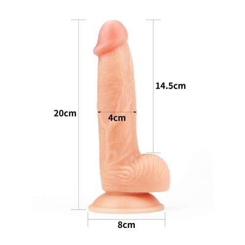 Dildo Ultra Suave Lovetoy de 8 Pulgadas