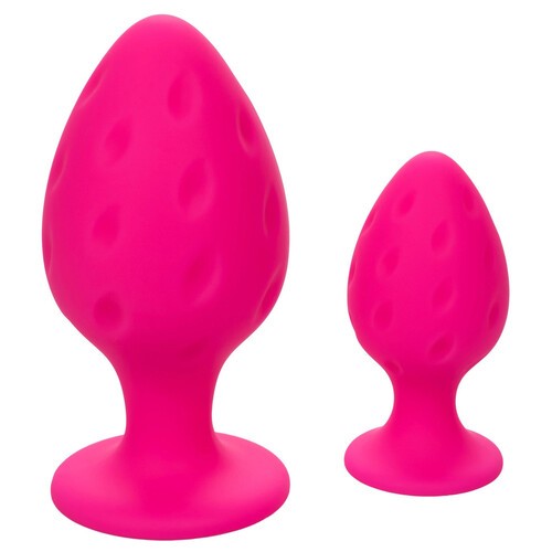 Dúo de Butt Plugs Cheeky Rosa - Juega con Pasión