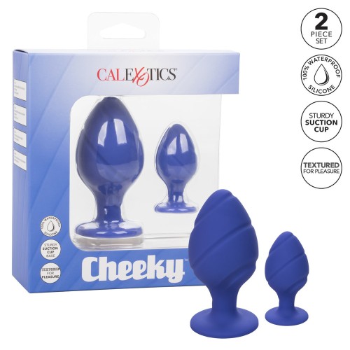 Duo de Plug Anal Cheeky Morado