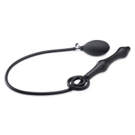 Master Series Devils Rattle Inflatable Anal Plug with Cock Ring for Kinky Pleasure