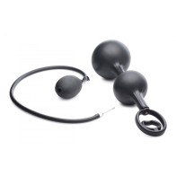 Plug Anal Inflable Master Series Devils Rattle con Anillo de Pene para Placer Travieso