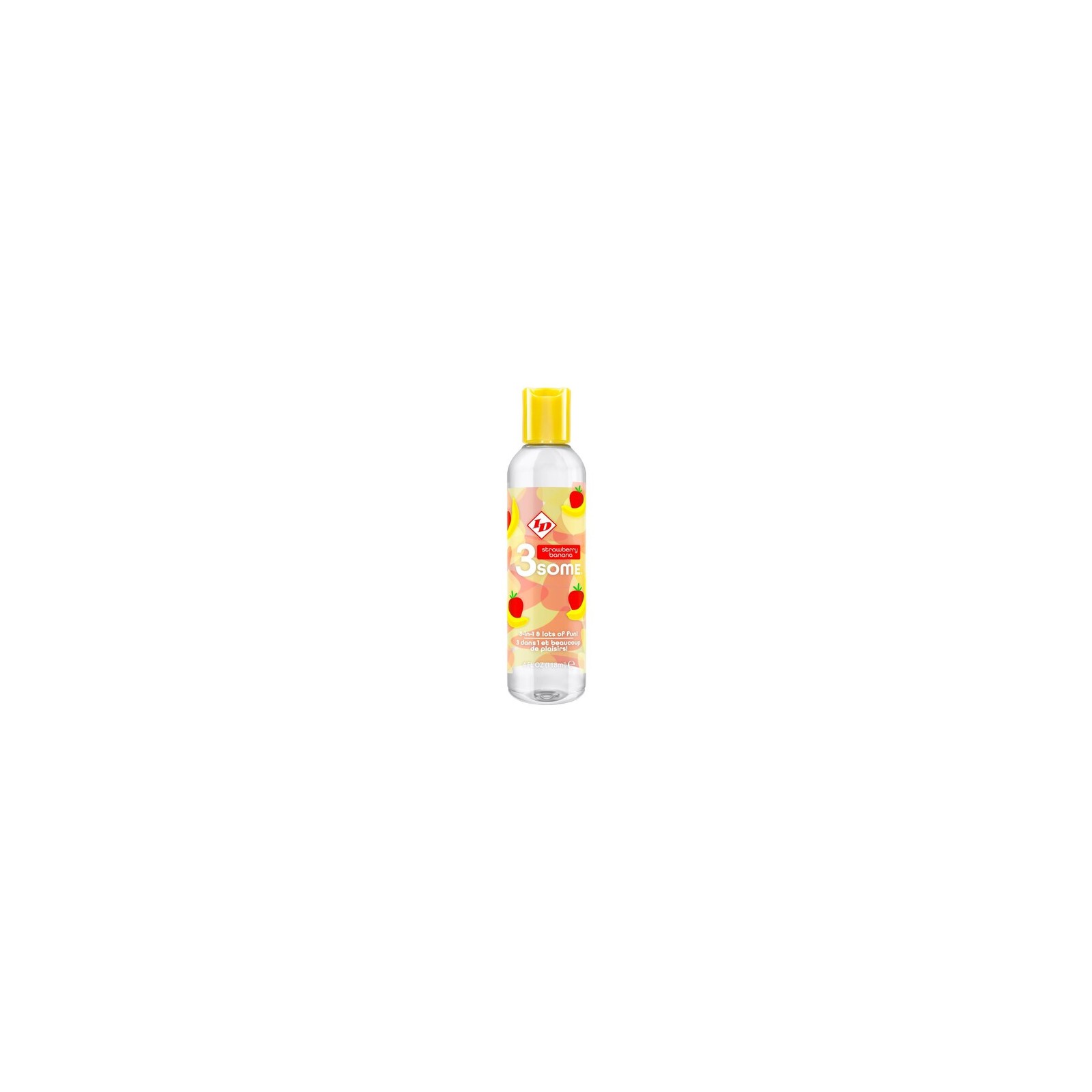 ID 3some Strawberry Banana 3-in-1 Lubricant for Fun