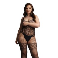 Le Desir Lace and Fishnet Bodystocking for Sensual Wear