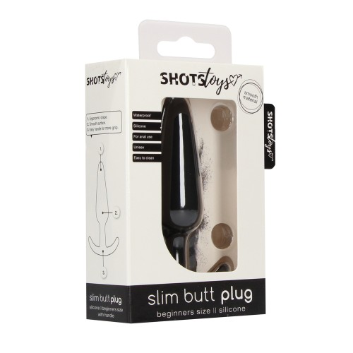 Plug Anal Slim para Principiantes Negro