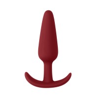 Beginners Slim Red Anal Plug for Intimate Exploration