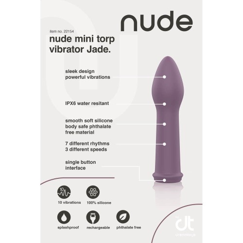 Vibrador Mini Torpedo Jade de Nude - Revolución del Placer