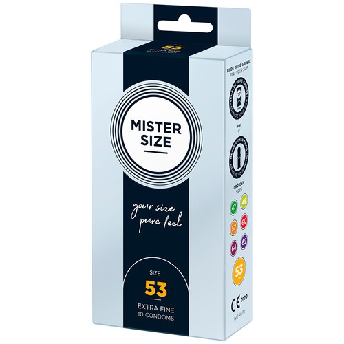 Condoms Mister Size 53mm para Máximo Placer