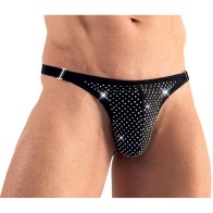 Tanga con Piedras Brillantes para Comodidad