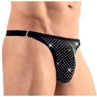 Tanga con Piedras Brillantes para Comodidad