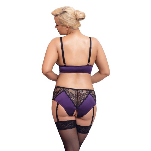 Cottelli Curves Bralette Suspender Set XXXXL