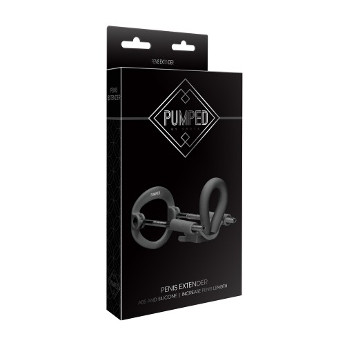 Pumped Penis Extender Black for Size Enhancement