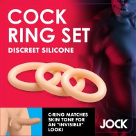 Set de Anillos para Pene de Silicona Discretos Jock