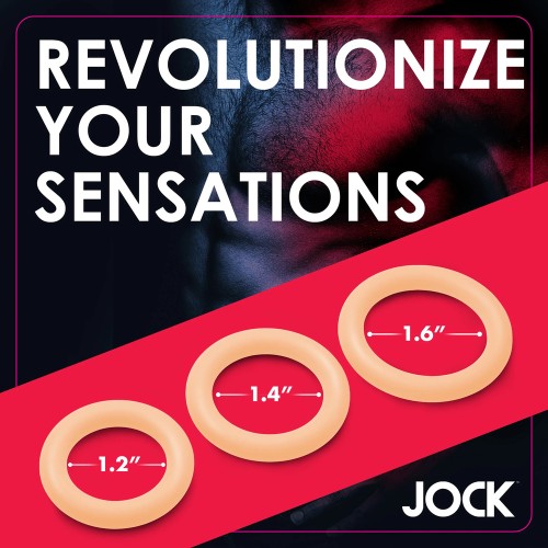 Jock Discreet Silicone Cock Ring Set