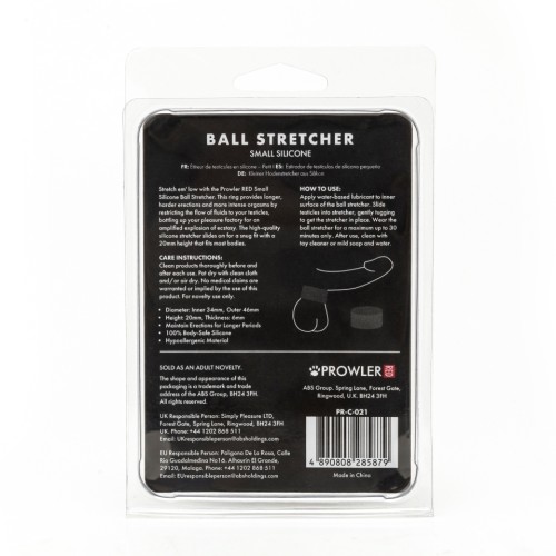 Prowler Red Small Silicone Ball Stretcher for Enhanced Pleasure