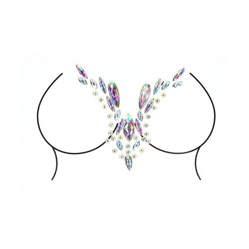 Le Desir Glamorous Deep-V Cleavage Bling Sticker