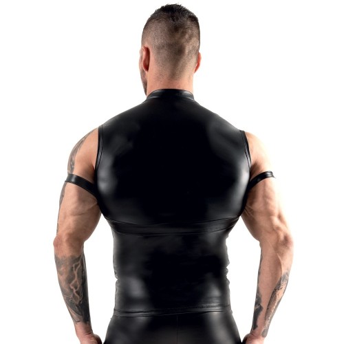 Svenjoyment Sleeveless Top with Chest Harness and Arm Loops Medium