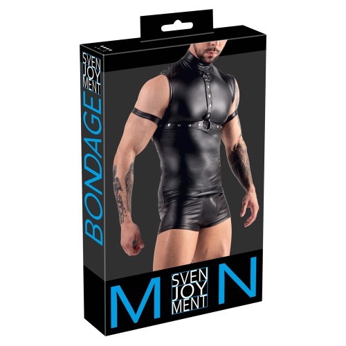 Svenjoyment Sleeveless Top with Chest Harness and Arm Loops Medium