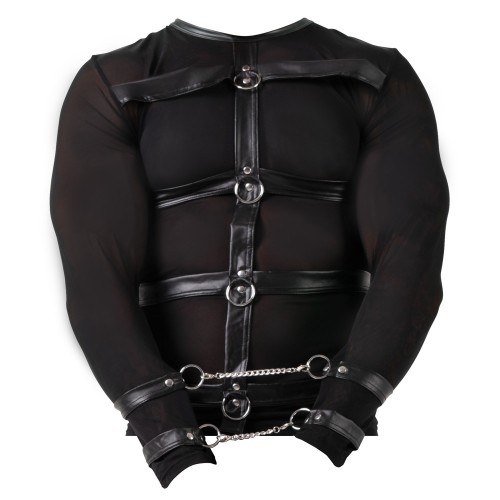 Svenjoyment Long Sleeve Top with Harness and Restraints for Soft Bondage