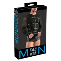 Svenjoyment Long Sleeve Harness Top for Bondage Fun