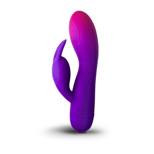 Vibrador Conejito Glo-Girl Rocks Off - Placer Clitoriano Intenso