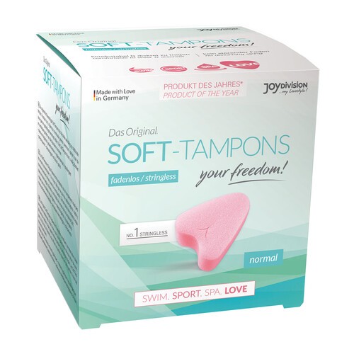 Stringless Soft Tampons Normal 3 Pieces