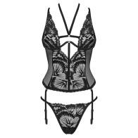 Obsessive Alessya Corset and String Set