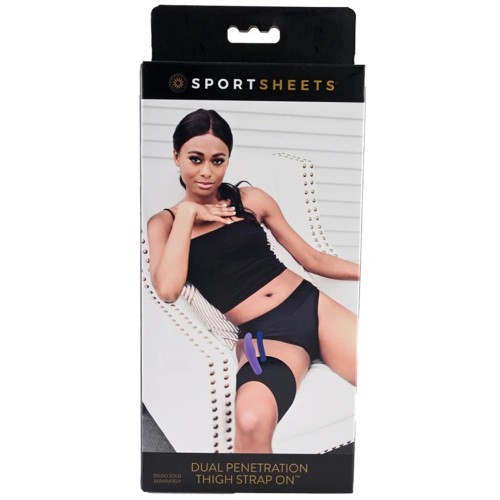 Strap On para Doble Penetración Sportsheets Muslo