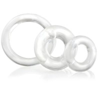 Screaming O RingO x3 Clear Cock Rings - Enhanced Erections