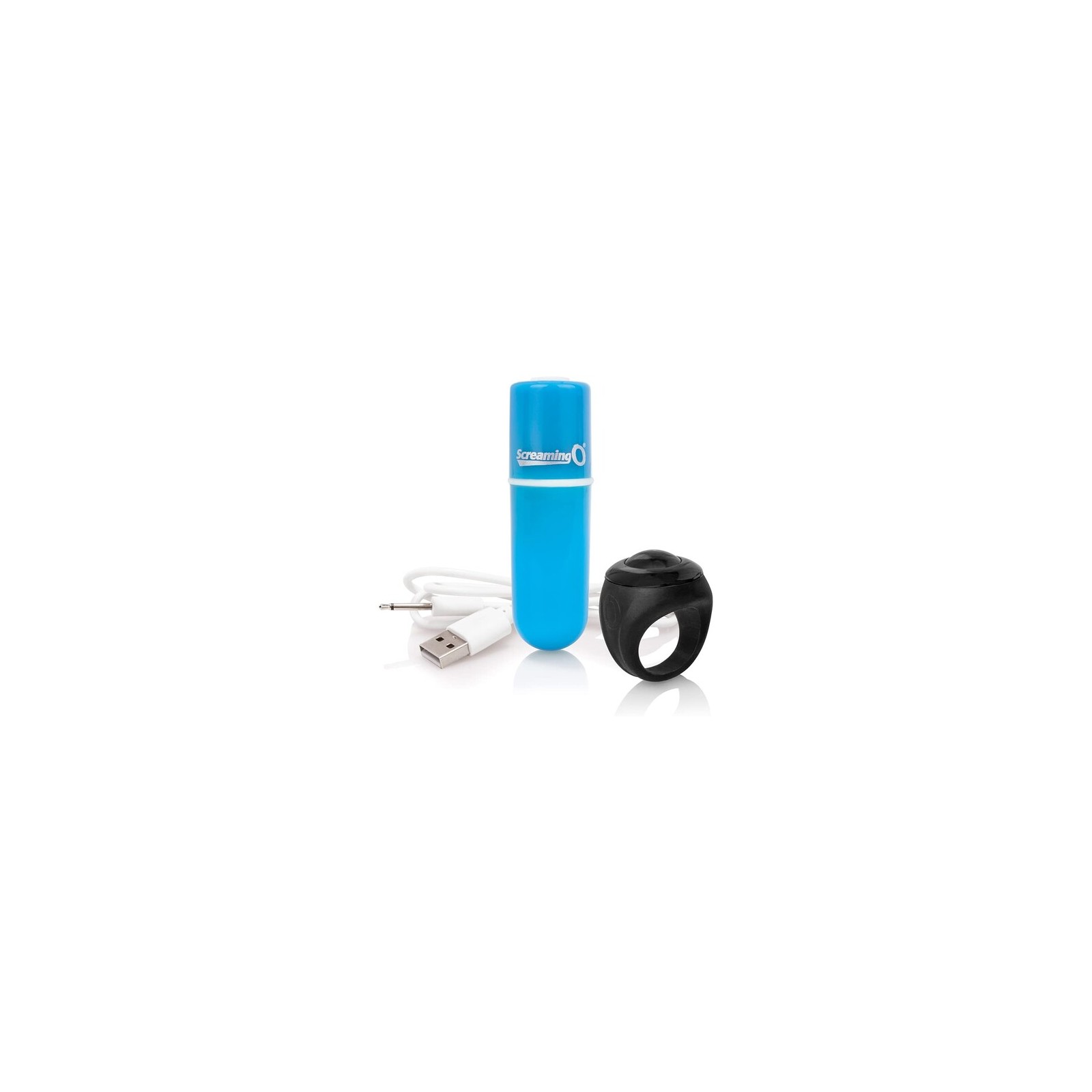 Screaming O Charged Vooom Remote Control Bullet Blue | Portable Pleasure