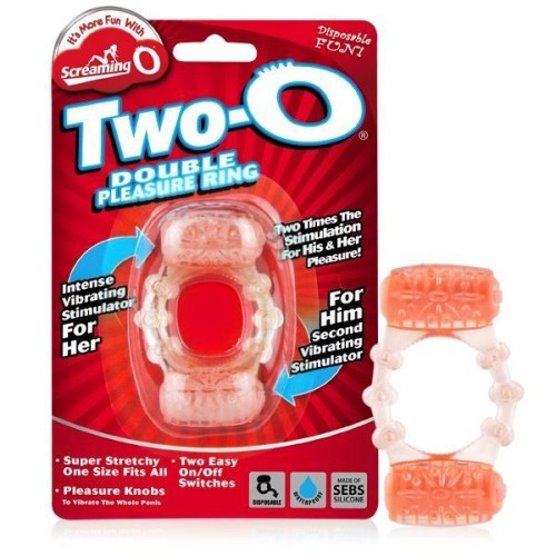 Screaming O Two-O Vibrating Cock Ring - Couples Pleasure