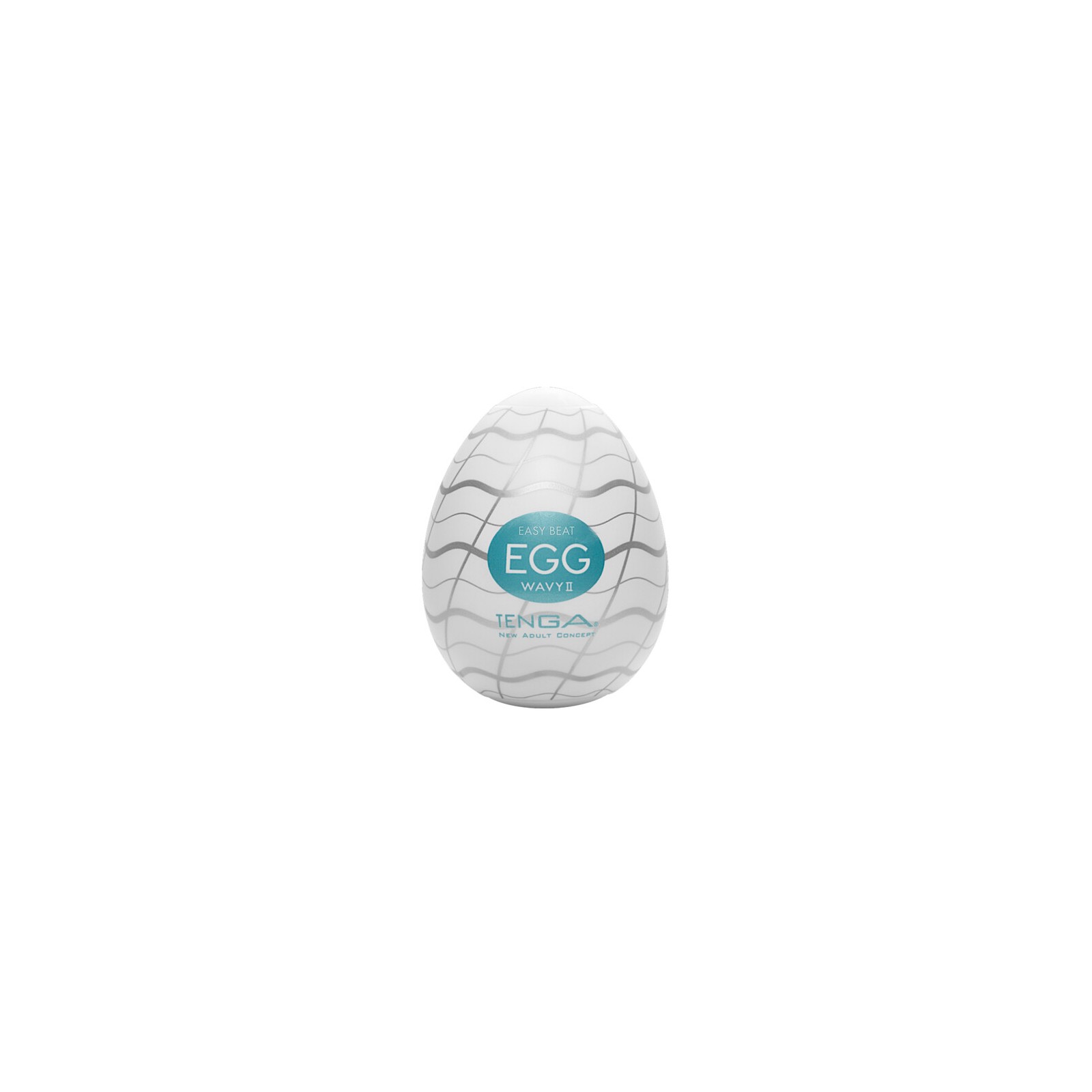 Tenga Wavy 2 Egg Masturbator | Ribbed Sensation