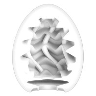 Tenga Wavy 2 Egg Masturbator | Ribbed Sensation