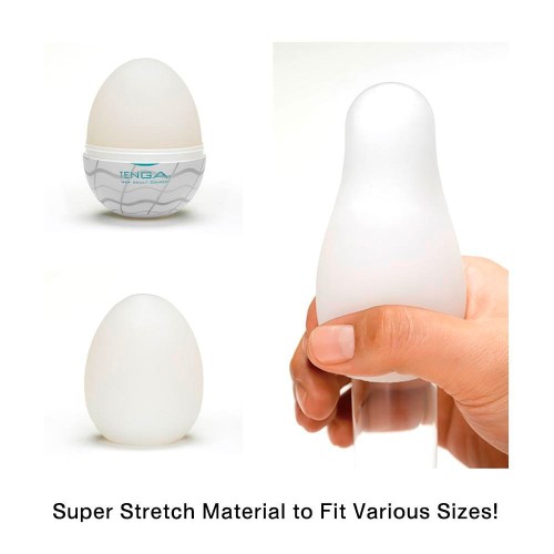 Tenga Wavy 2 Egg Masturbator | Ribbed Sensation