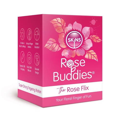 Masajeador Clitoriano Skins Rose Buddies The Rose Flix - Placer Clitoriano