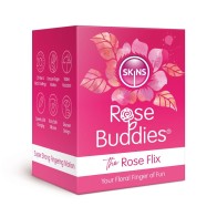 Masajeador Clitoriano Skins Rose Buddies The Rose Flix - Placer Clitoriano