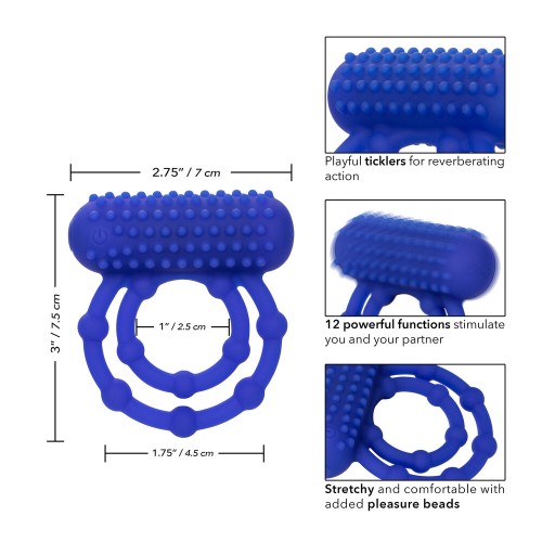 10 Bead Maximus Rechargeable Cock Ring for Couples