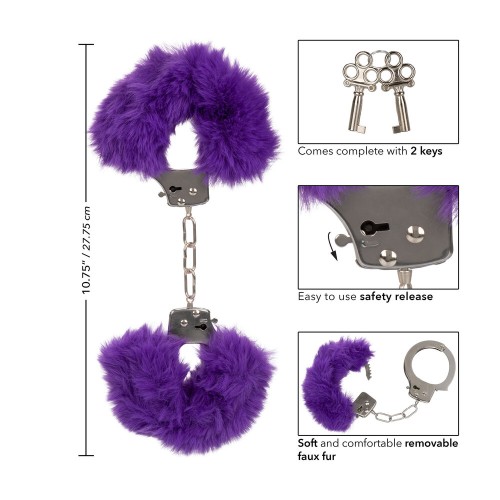 Ultra Fluffy Furry Cuffs Purple Edition