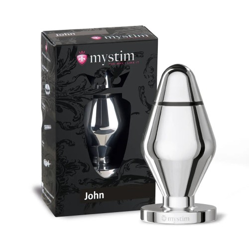 MyStim John Aluminium Butt Plug - Thrilling Anal Adventure