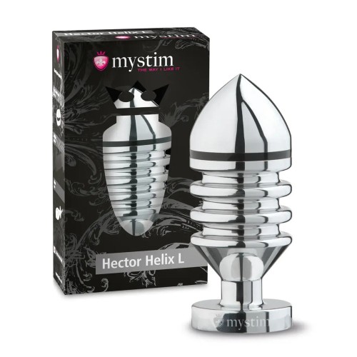 MyStim Hector Helix Large E-Stim Butt Plug for Intense Pleasure