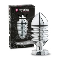 MyStim Hector Helix Large E-Stim Butt Plug for Intense Pleasure