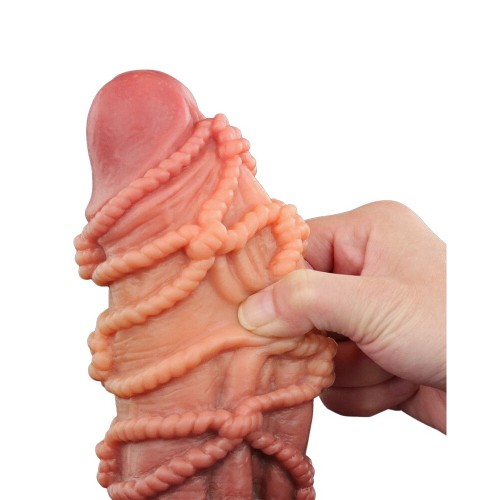 Dildo Extremo Lovetoy con Patrón de Cuerda