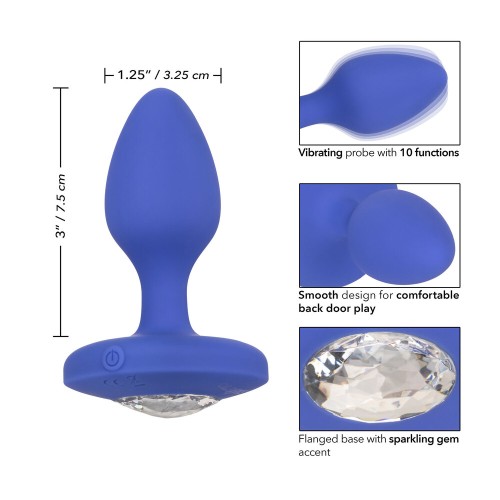 Cheeky Gems Medium Vibrating Butt Plug - Rechargeable