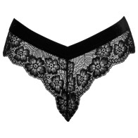 Cottelli Lace Chain Crotch Panties Medium for Ultimate Comfort