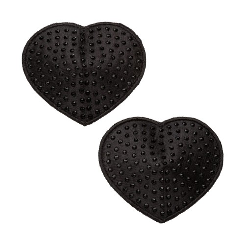 Pasties de Corazón Negros Radiance para Noches Glamorosas