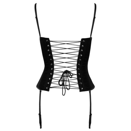 Cottelli Black Corset - Elegant and Alluring