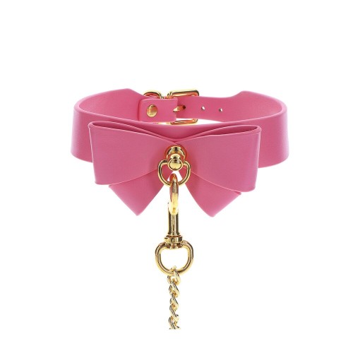 Taboom Malibu Bow Collar and Leash for Kinky Fun